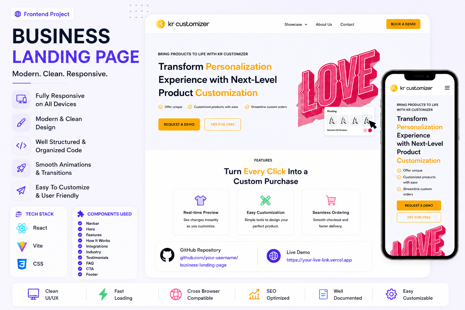 Business Landing Page